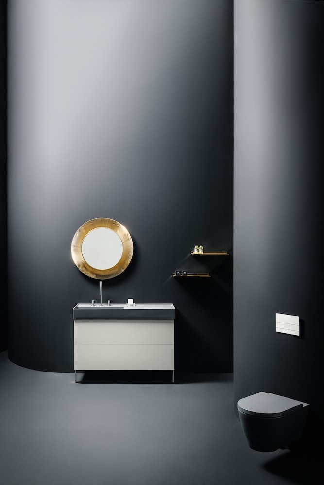 H8133327571121 Раковина, полочка справа, со специальным скрытым сливом LAUFEN PRO - Вид №15