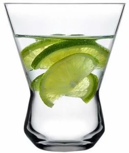 NUDE Набор из двух хрустальных стаканов для воды Rhythm