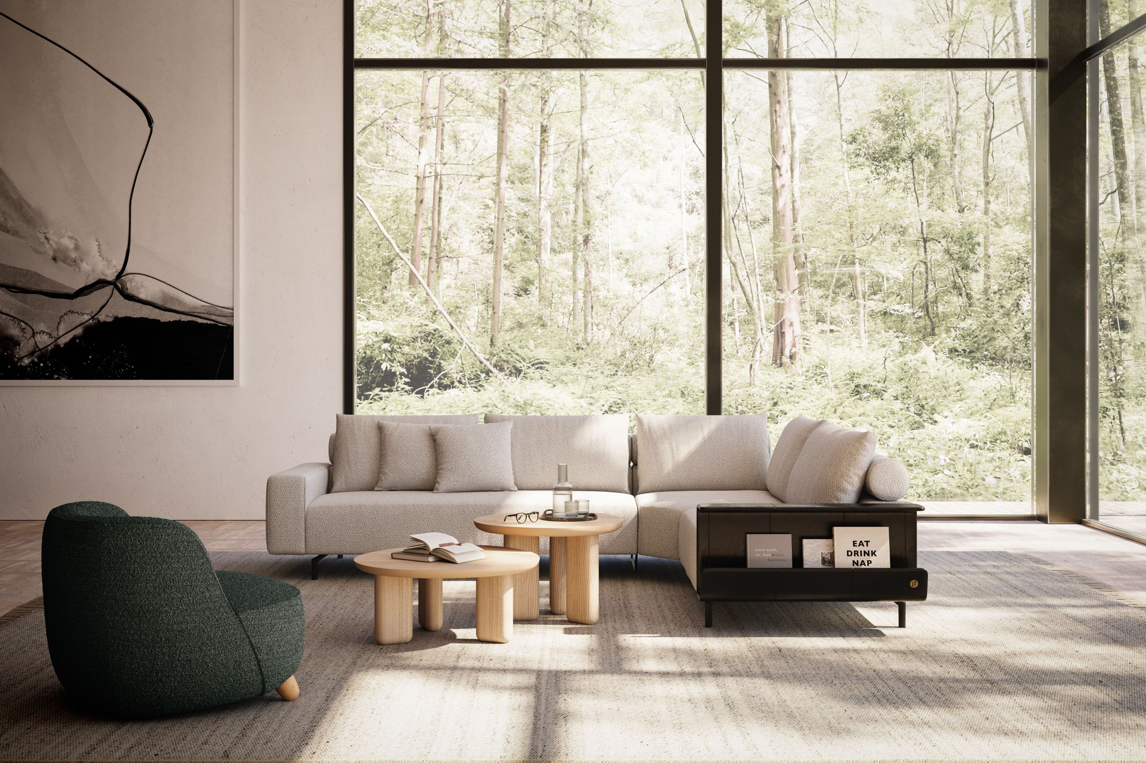 Секционный диван из ткани Liu Jo Living Collection ARCH-00083484 - Вид №8