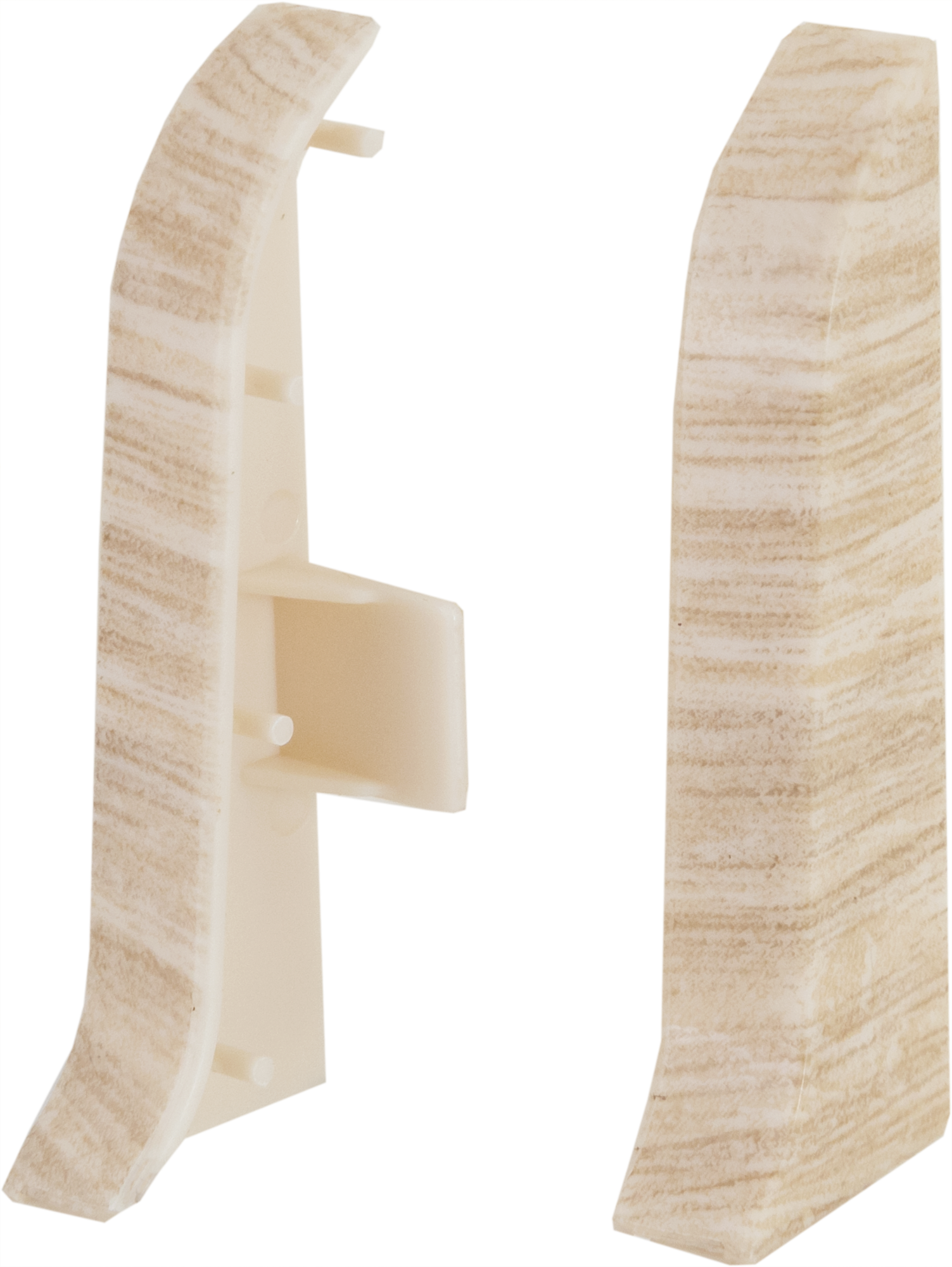 82557256 Заглушка для плинтуса левая и правая «Дуб Сибирский», высота 62 мм, 2 шт. STLM-0029796 Santreyd  - Вид №1