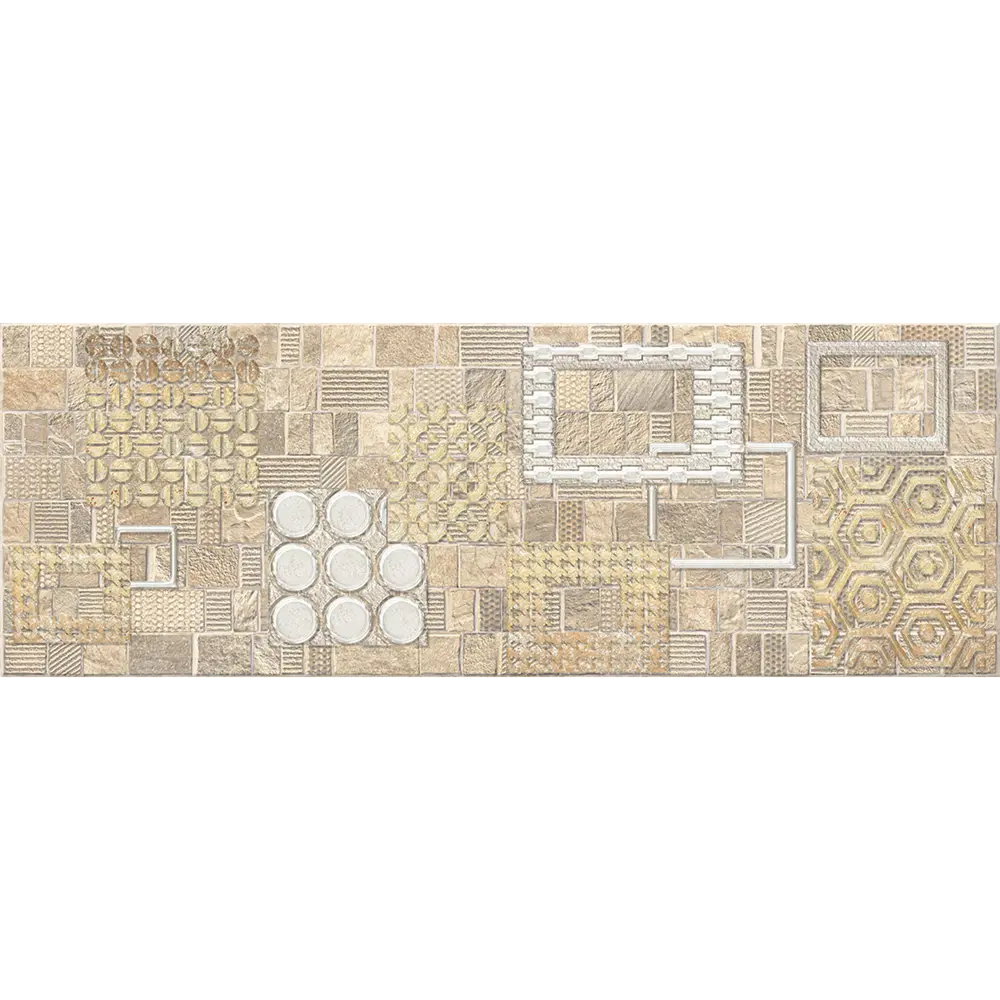 Декор настенный Commesso Geometry 25.1x70.9 см 0.178 м² камень цвет бежевый Santreyd STLM-2047830