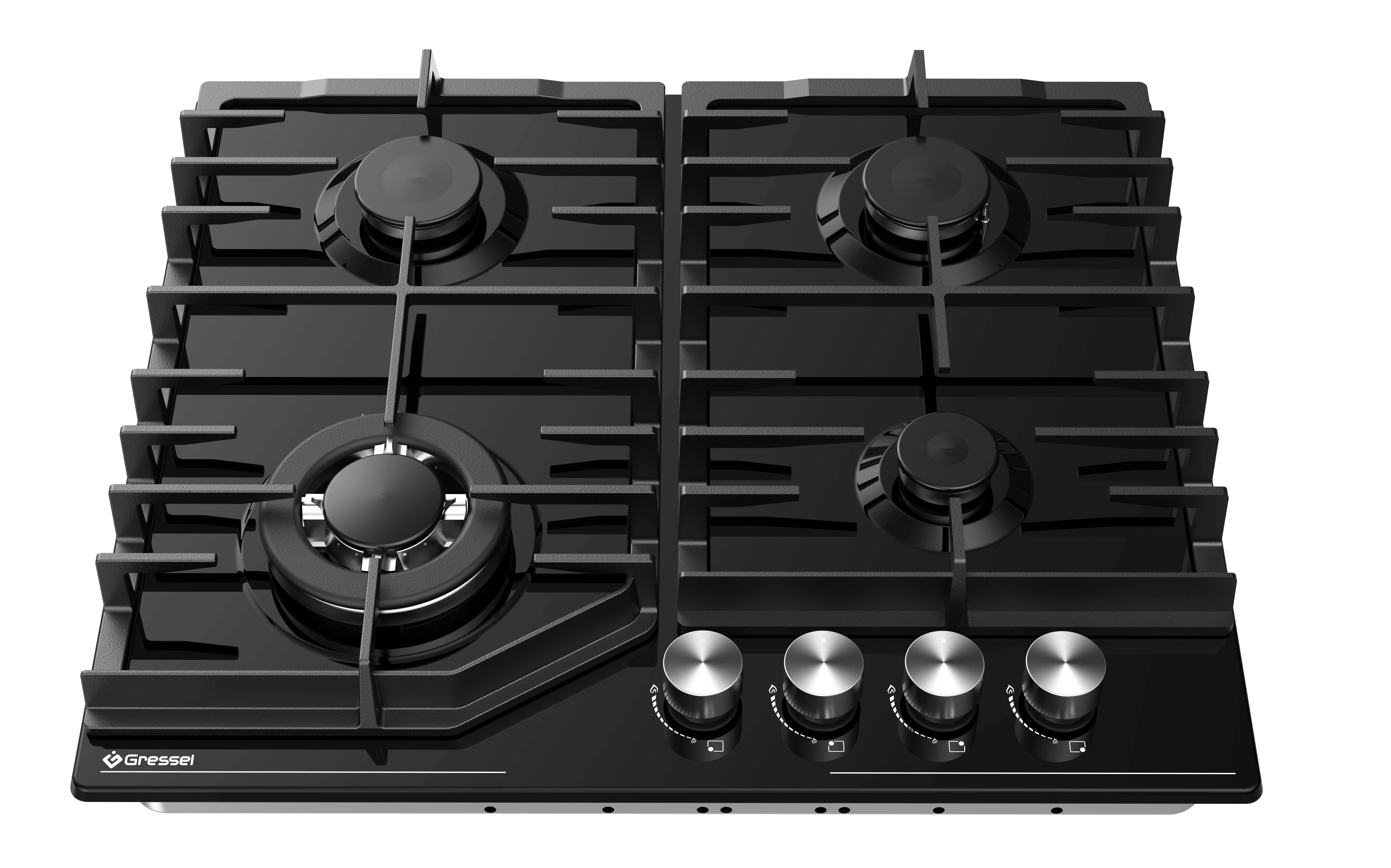 9256886 Газовая варочная поверхность Gressel RU60V41B77011 STDN-0008579 - Вид №1