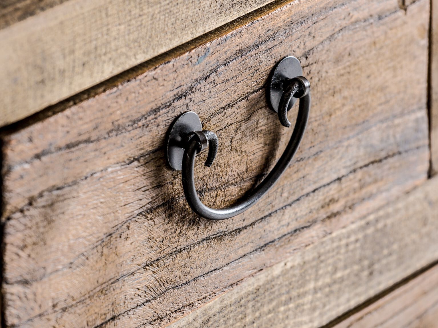 Рециркулированная деревянная прямоугольная консоль с ящиками Vical Home IKAST ARCH-00102991 - Вид №5