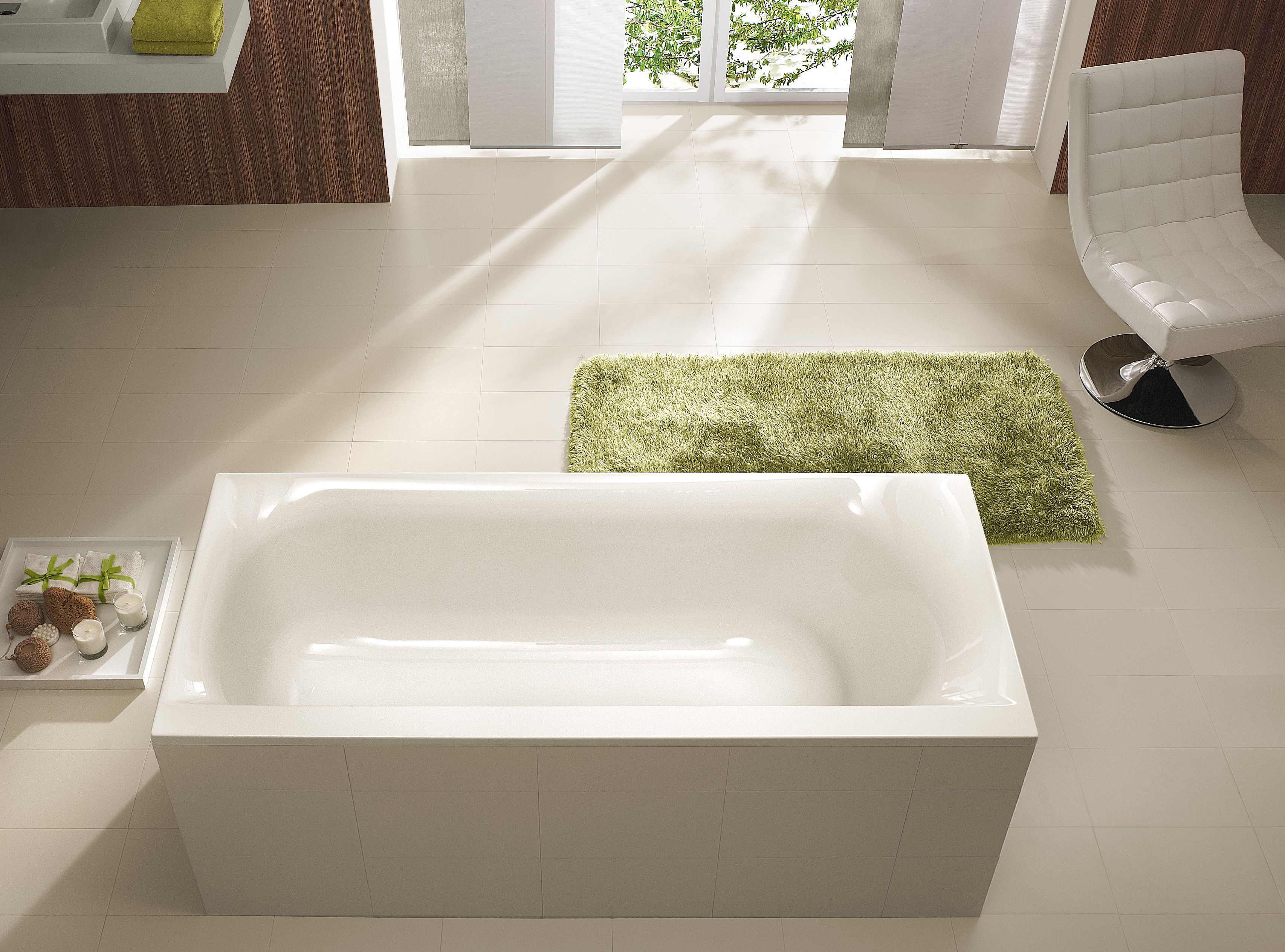 Акриловая прямоугольная ванна для ванной комнаты HOESCH Thasos ARCH-00019211 - Вид №3