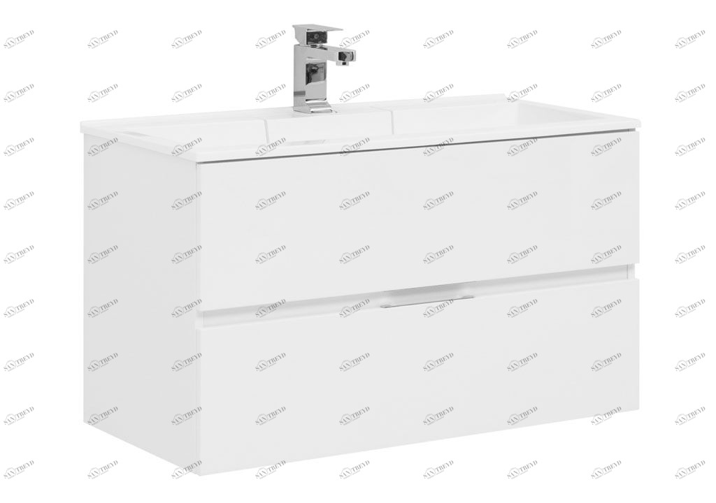 Тумба под раковину Aquanet Алвита 90 белый 00235340