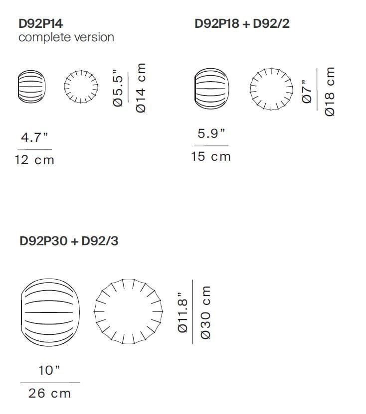 Настенный светильник / потолочный светильник из дутого стекла LUCEPLAN Lita ARCH-00068933 - Вид №2