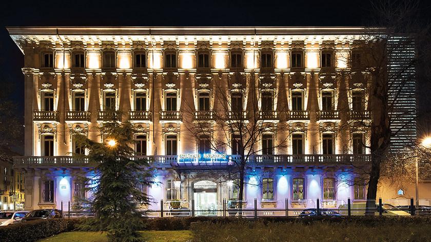 Artemide Алюминиевый светодиодный уличный проектор с системой RGB  Nl75230  - Вид №1