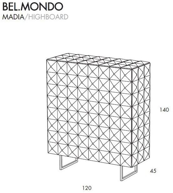 ARKOF LABODESIGN Буфет из лакированной мдф Bel.mondo sun-id-1405640 - Вид №6