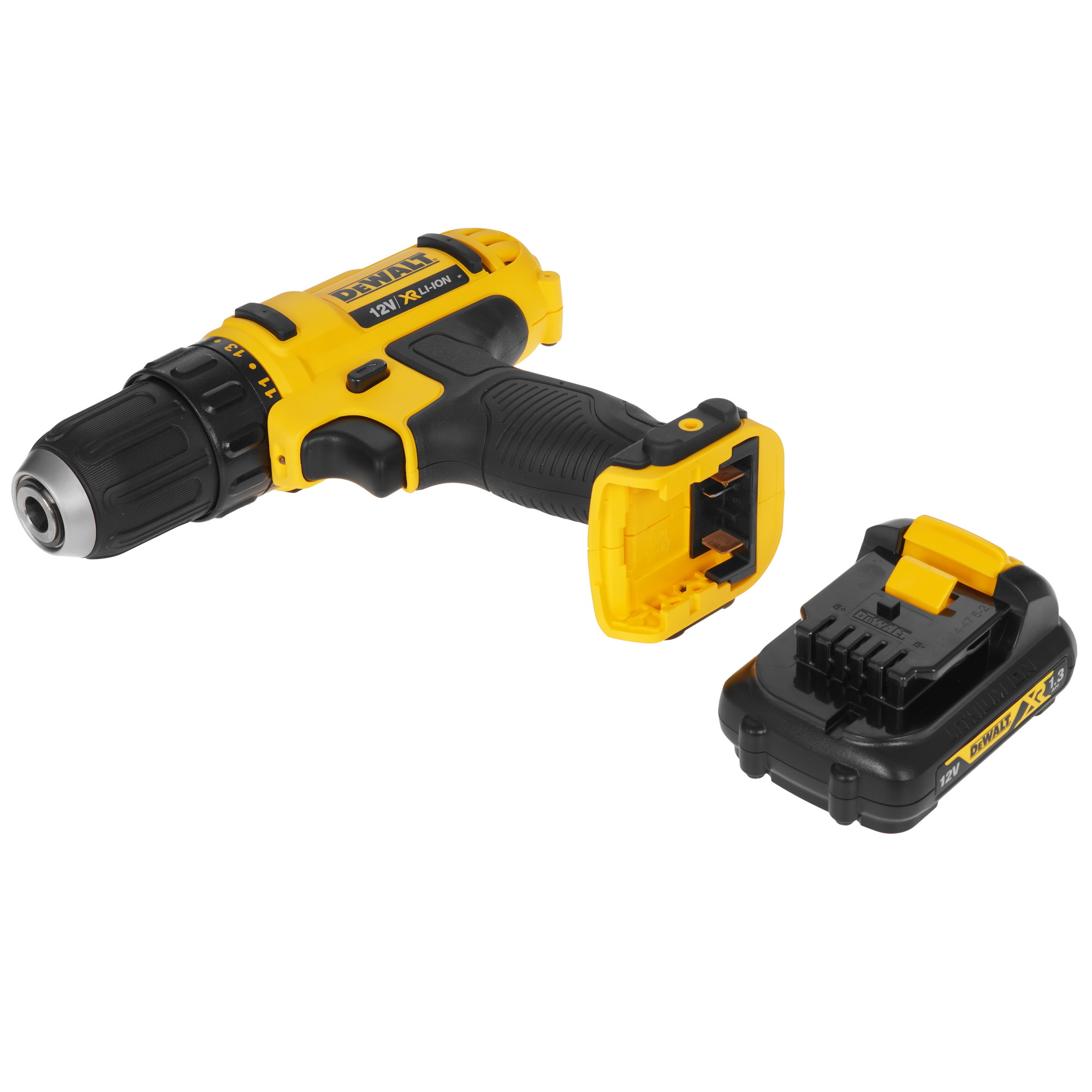 Дрель-шуруповерт DeWalt DCD710C2 XR 10.8/12V 5443671 STDN-0050199 - Вид №5