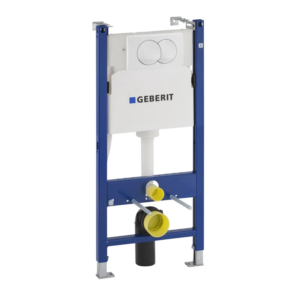 Инсталляция Geberit Delta 111.154.11.1 с клавишей Delta20 цвет белый STLM-2205660