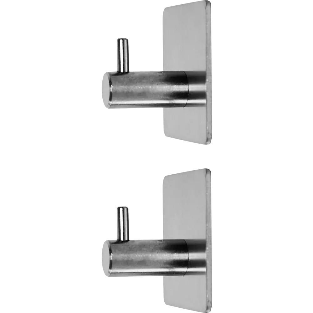 88581764 Крючок самоклеящийся квадратный прямой нержавеющий 2 шт. STLM-1012810 Santreyd  - Вид №4