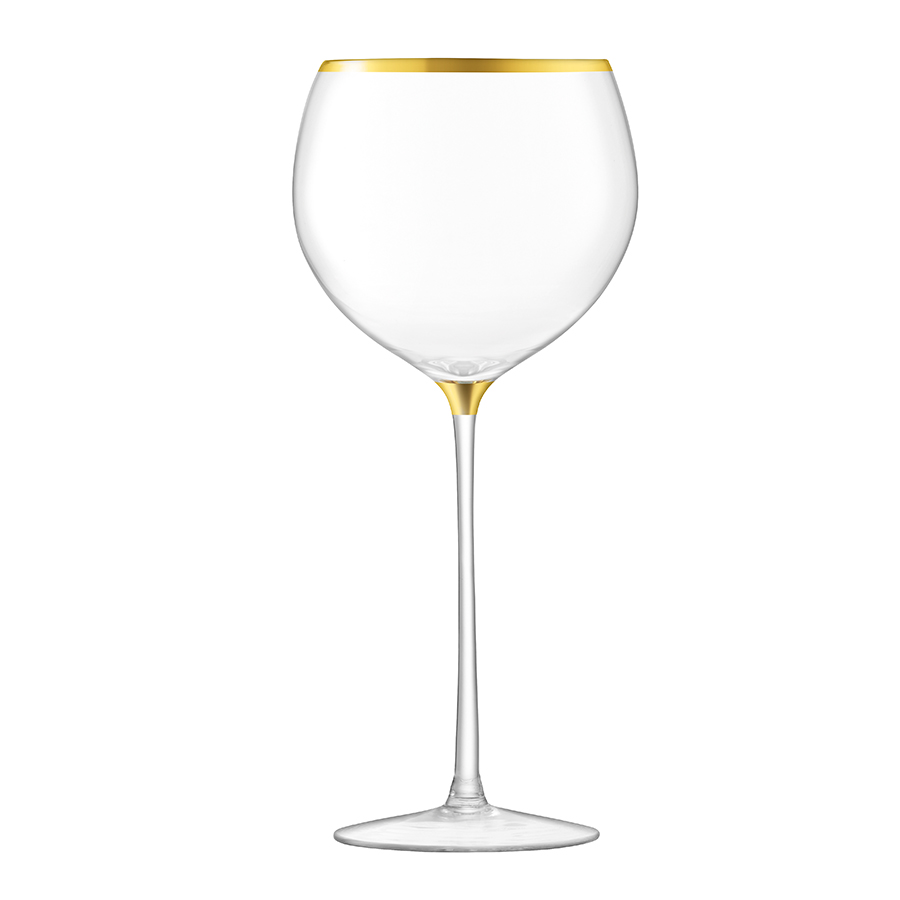 Набор из 8 бокалов для вина с золотым декором 525 мл Deco LSA INTERNATIONAL DECO 00-3863013 Прозрачный - Вид №8