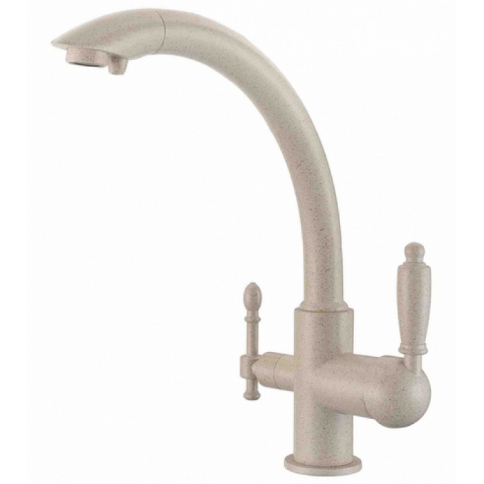 Zorg ZR 314 YF-33 песочный Смеситель для кухни Zorg 305х225 мм  - Вид №1