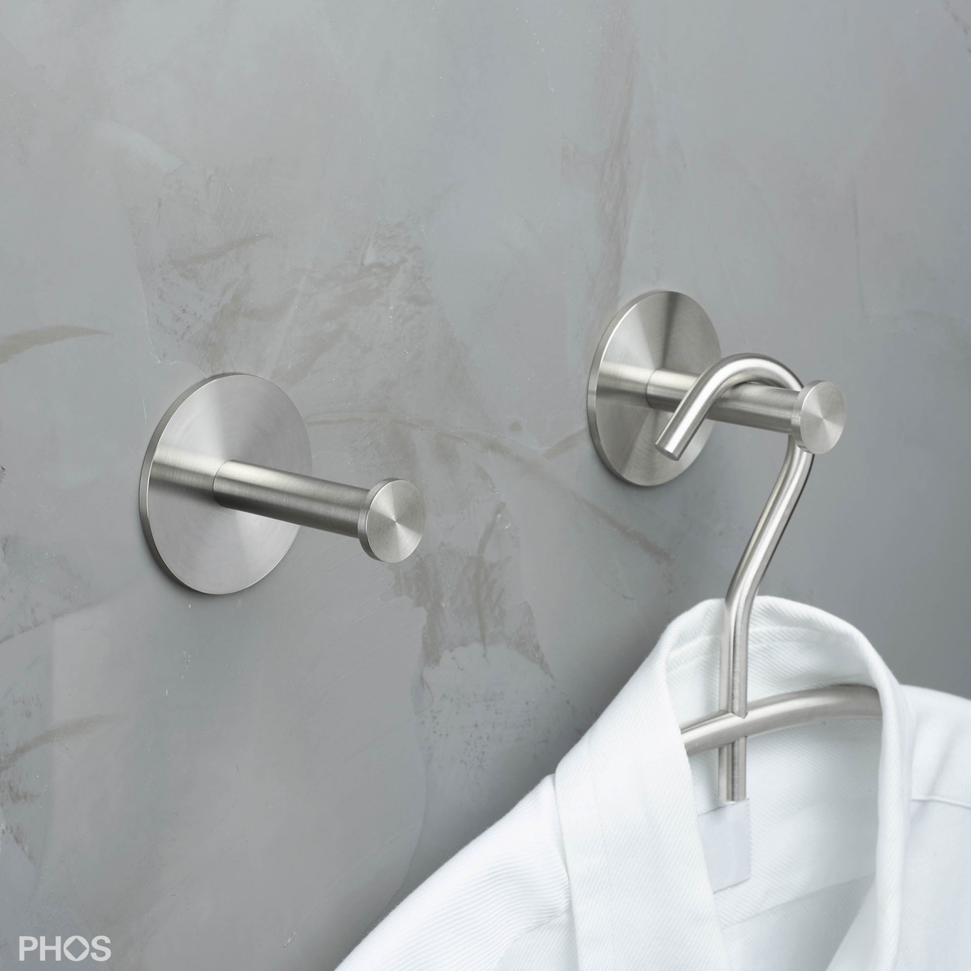 HA2-R55S Настенный крючок, длина 6 см, с розеткой PHOS  - Вид №1