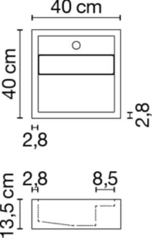 Столешница из керамогранита CERAMICA FONDOVALLE SHAPE ARCH-00141223 - Вид №7