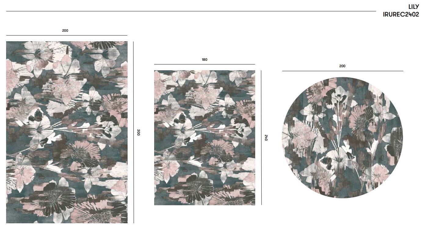 Цветочный ковер Inkiostro Bianco Travelogue ARCH-00069864 - Вид №8