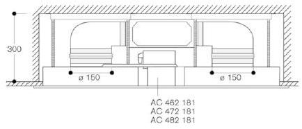 Gaggenau Встроенная вытяжка из нержавеющей стали Vario 400 Ac 402 181  - Вид №6