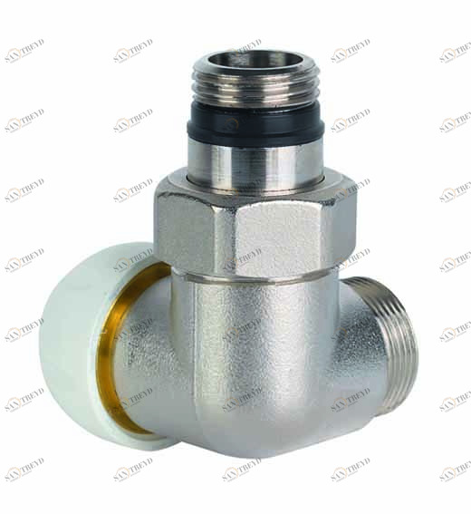 Carlo Poletti V75111QDX Держатель коаксиальный, правый или левый с соединением под стальную трубу 