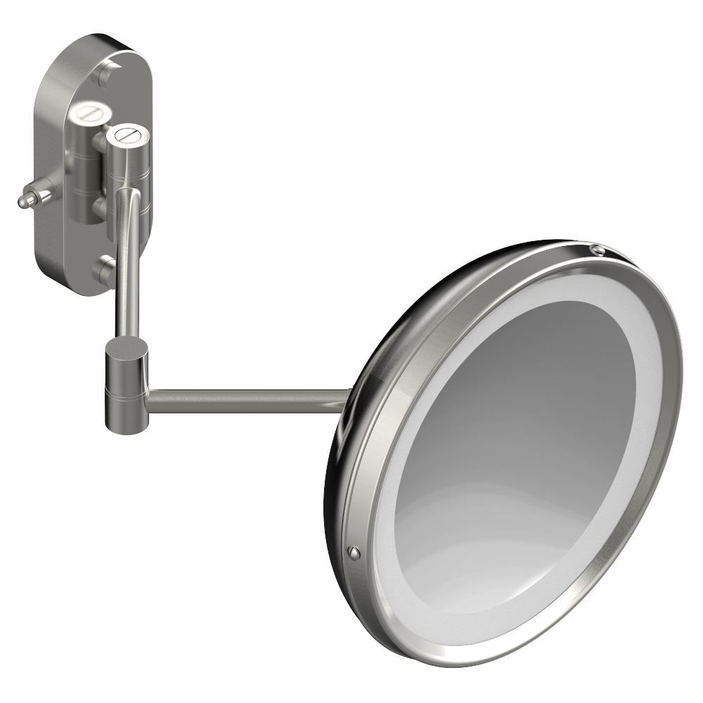 G00-669 Shaving magnifying mirror with light Thg-paris прочие артикулы THG Матовый никель G00-669 CAT.C