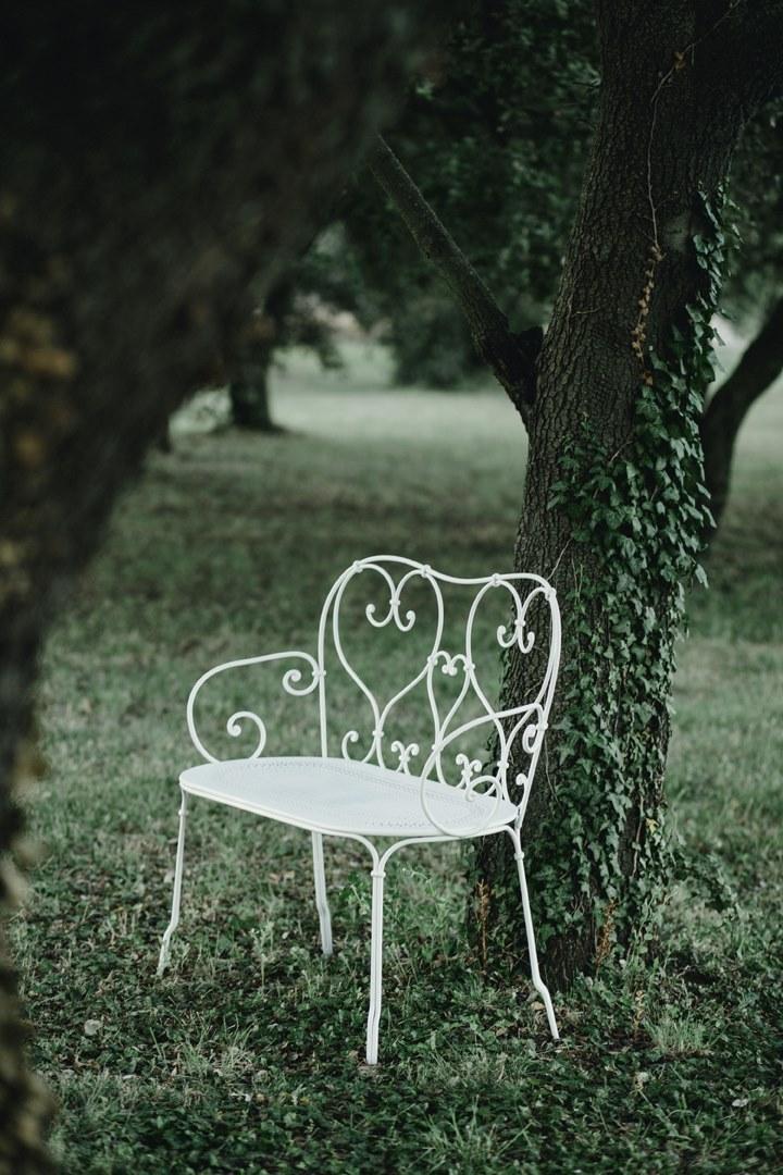 Fermob Садовая скамейка из стали с подлокотниками 1900 2204  - Вид №2