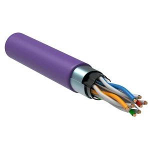 Кабель витая пара ITK F/UTP cat 6 4x2x23 AWG LSZH цвет фиолетовый 88763686 STLM-2196705