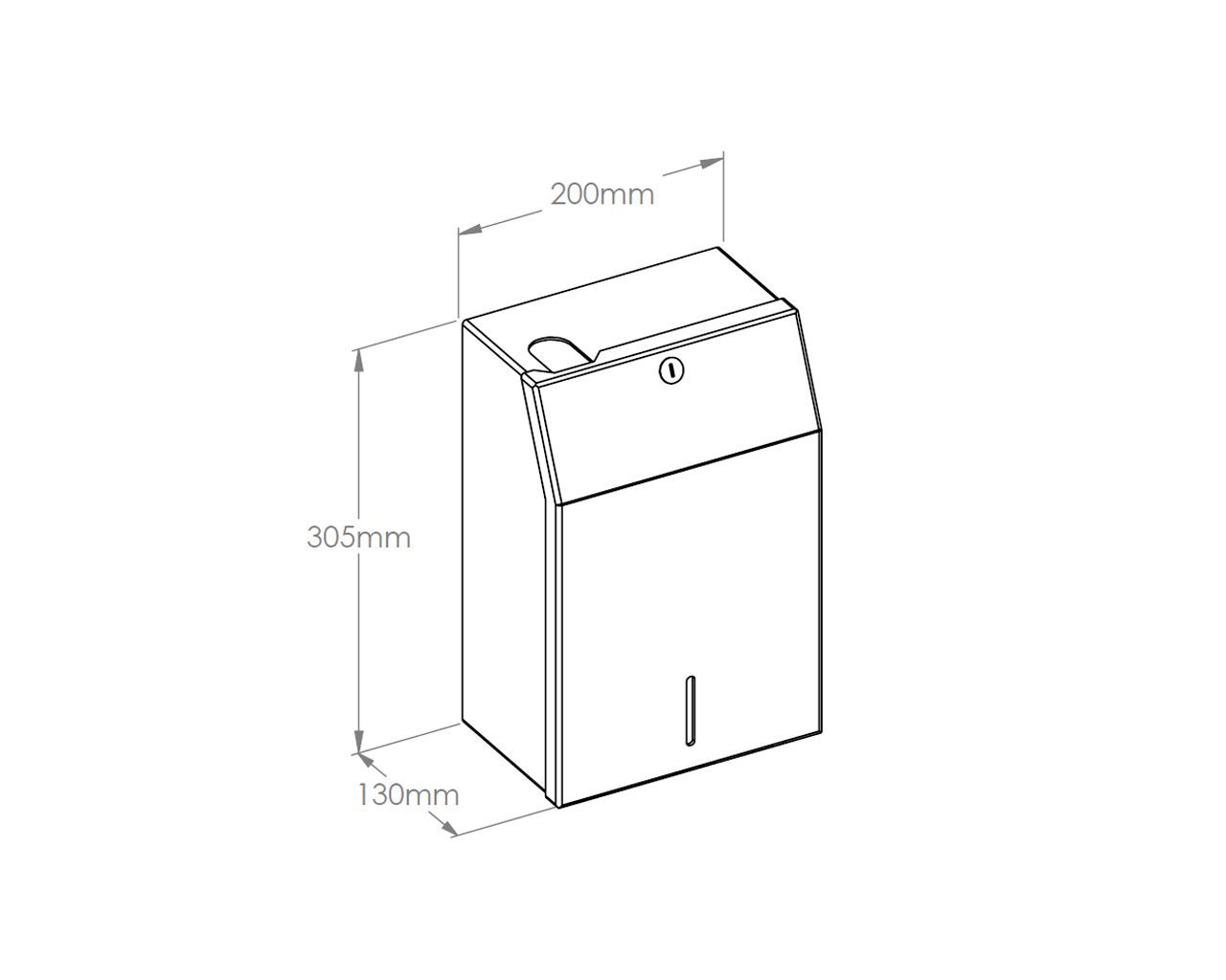 GSM005 Канистра STELLA 5 л, запираемая, матовая сталь Merida  - Вид №1