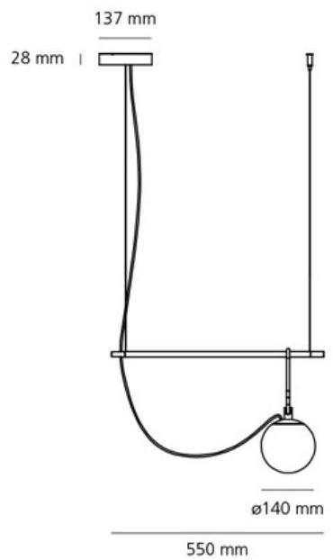 Artemide Светодиодный подвесной светильник прямого света Nh sun-id-1371435 - Вид №1