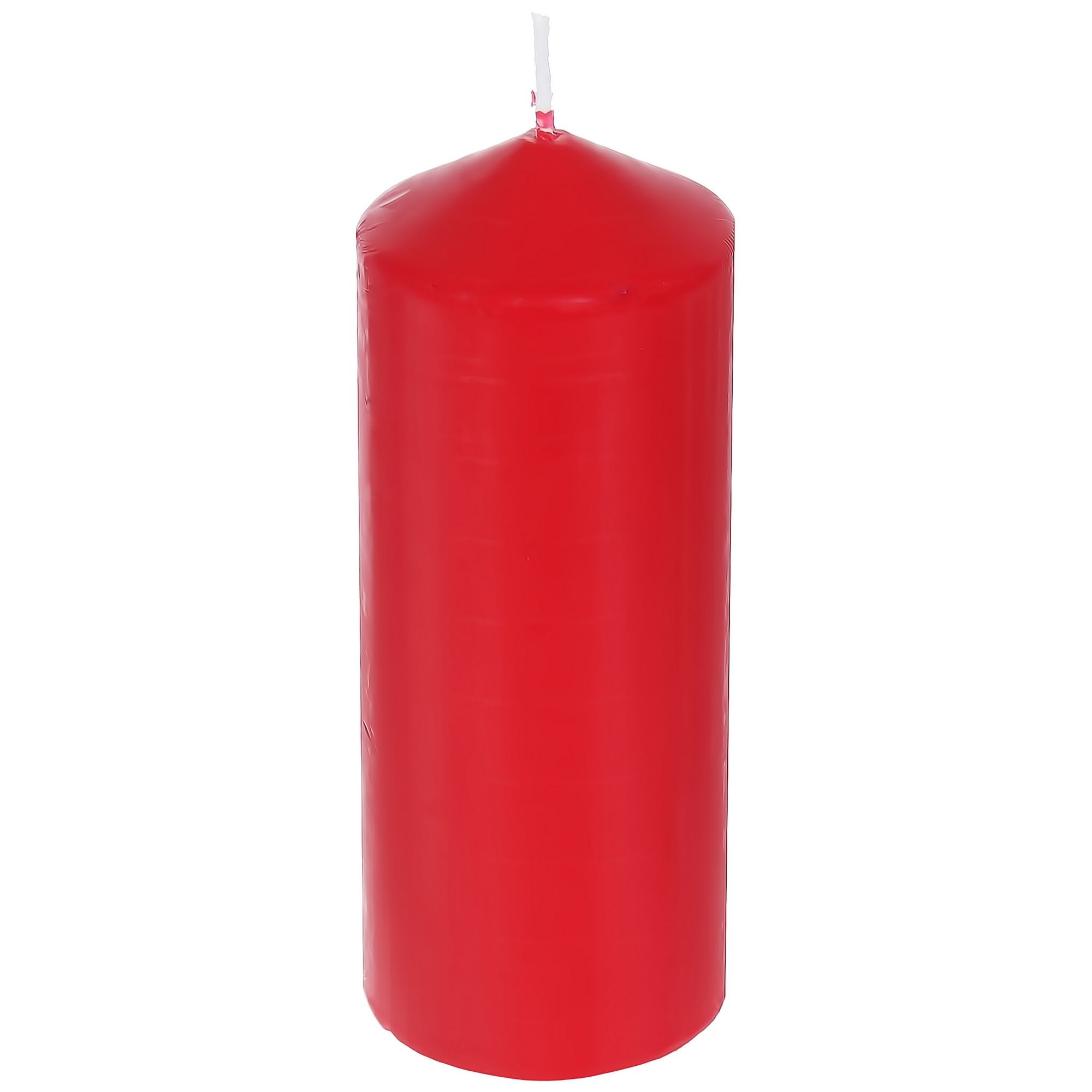 82018453 Свеча-столбик, 6х15 см, цвет красный Santreyd 