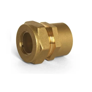 90348687 Муфта комбинированная Stahlmann 1 1/2"x40 мм ВР латунь STLM-1424706