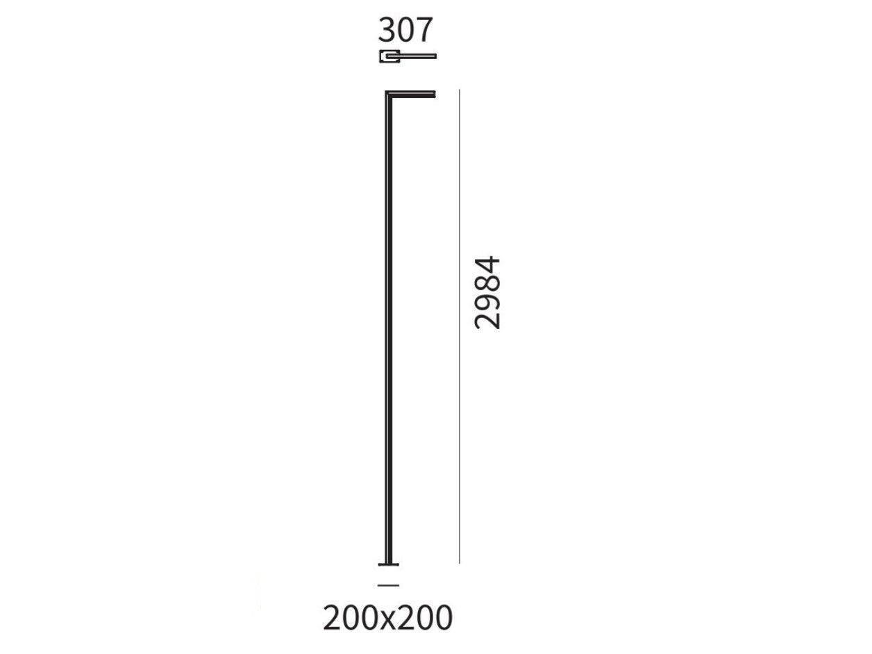 Алюминиевый светодиодный торшер Lucifero's File Flex ARCH-00137544 - Вид №8