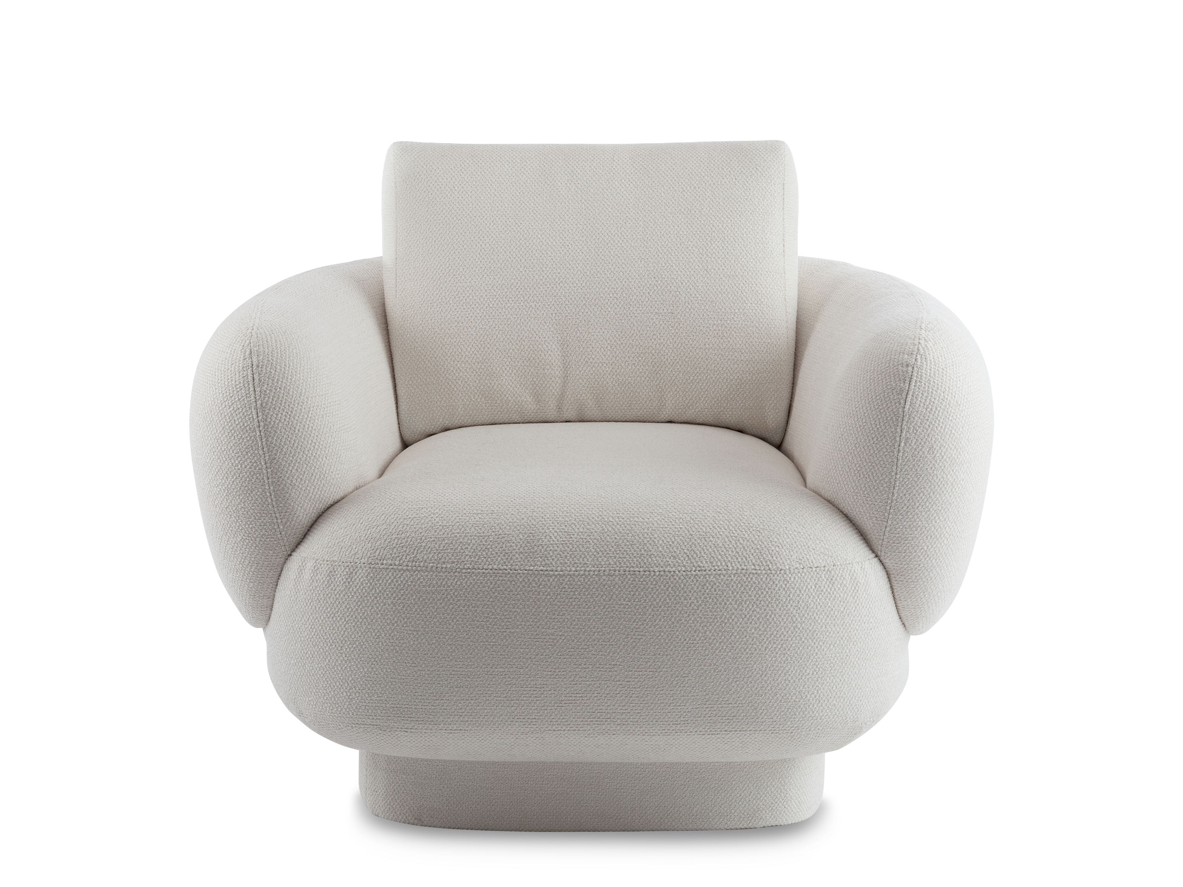 Тканевое вращающееся кресло Saba Italia Anam ARCH-00039868