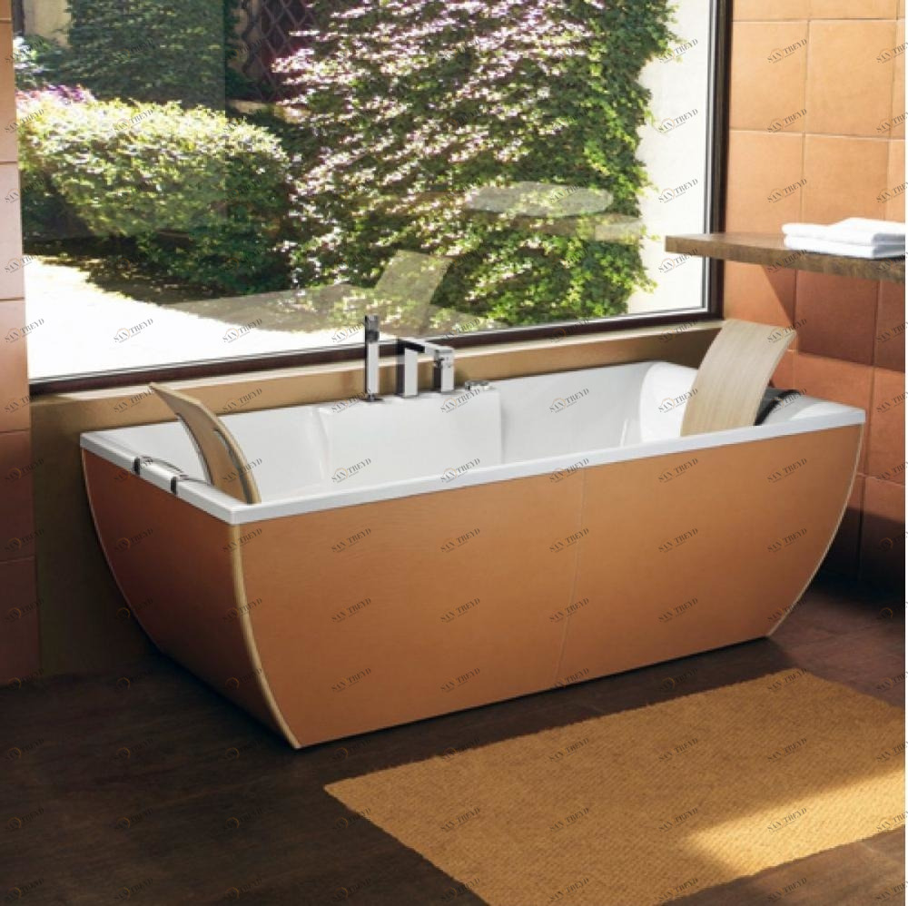 Ванна приставная с гидромассажем Kali Art Leather 180 см Karolitalia BLUBLEUKALIARTLEATHERPENISOLABLUTWO180