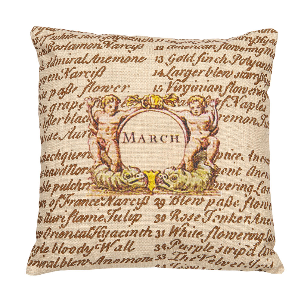 2719104 Декоративная подушка «12 месяцев цветения», версия Март Object Desire  - Вид №1