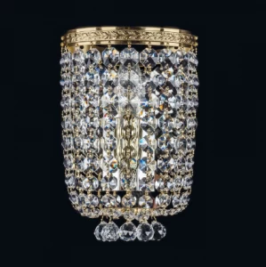 Настенный светильник бра Feet 1928/1/S/G BOHEMIA IVELE  078236 Прозрачный;серебро