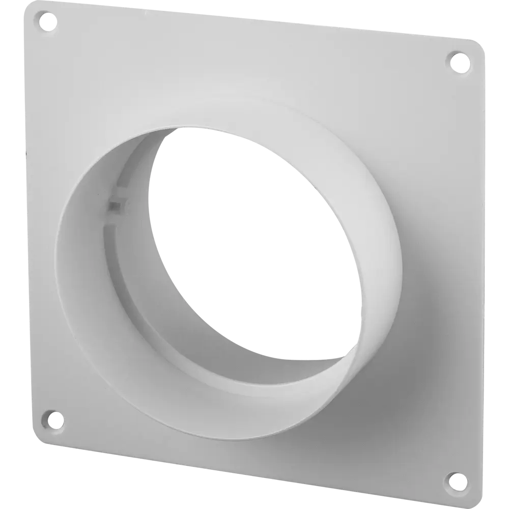 EQUATION Настенная пластина с соединителем для круглых воздуховодов 100 мм 18155959 STLM-0009704