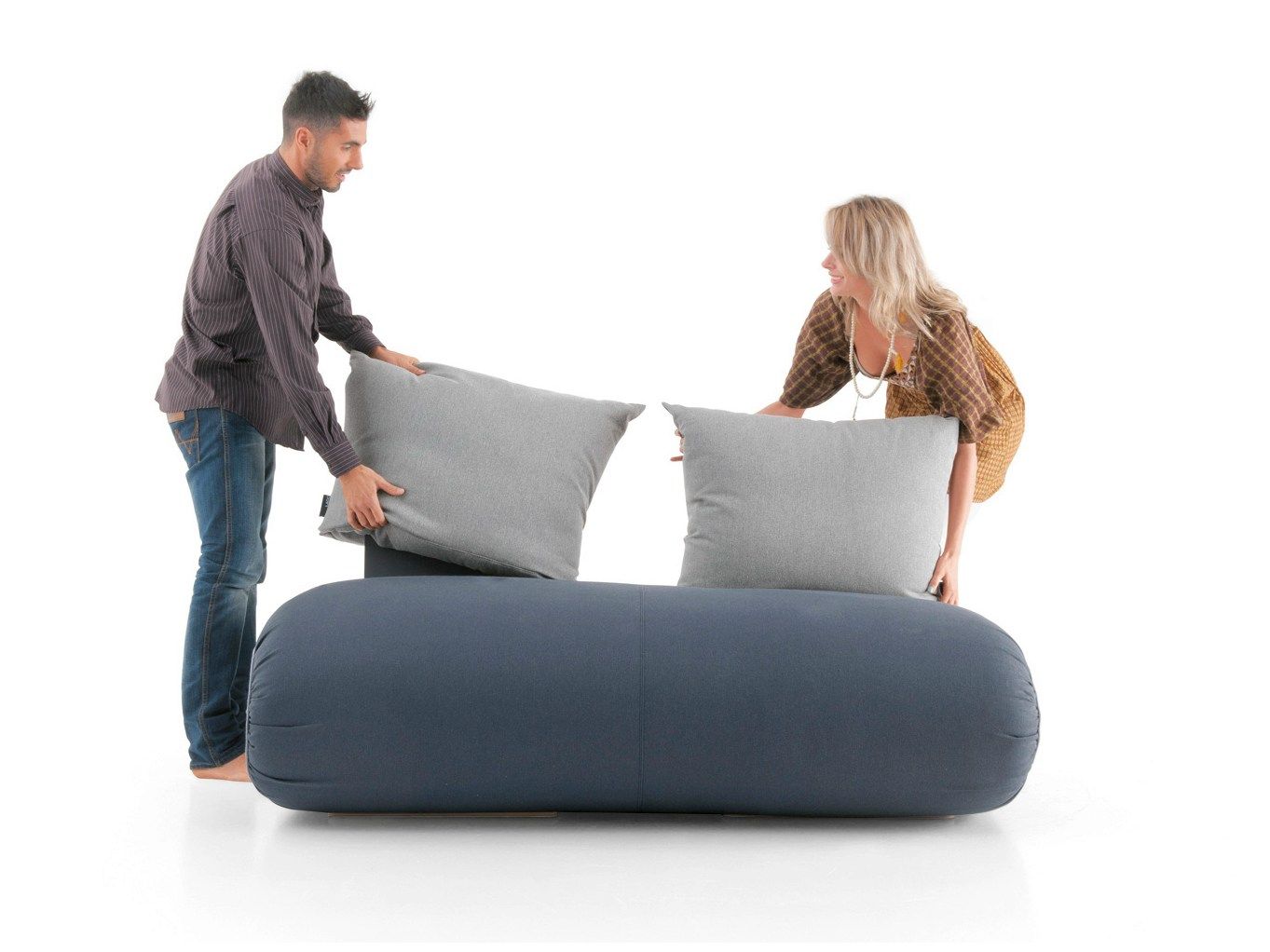 Двухместный диван-кровать / хлопок футон матрас Lago CHAMA ARCH-00138844 - Вид №1