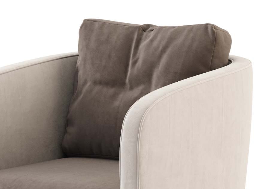 Бархатное кресло с подлокотниками Stylish Club His &amp ARCH-00083062 - Вид №21