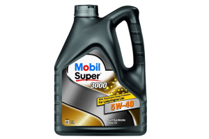 16499988 Моторное масло Super 3000 X1 синтетическое, 5W-40, 4 л 152566 MOBIL