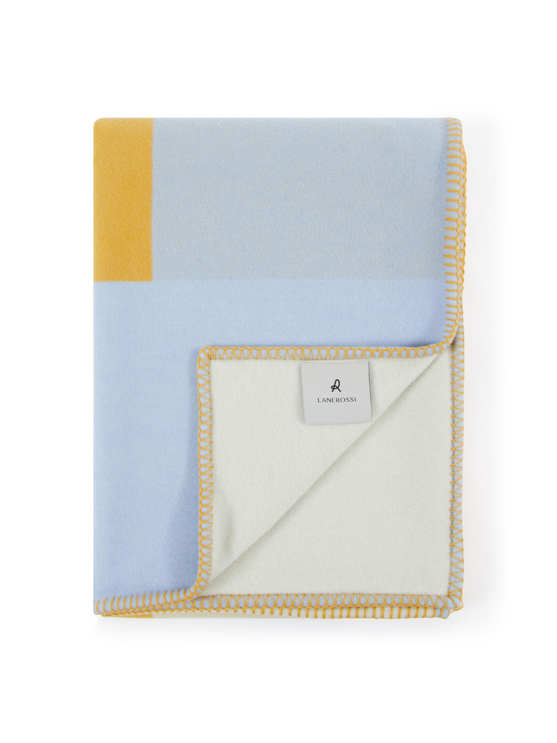 Шерстяной плед с графическим рисунком Lanerossi MALMO ARCH-00060212 - Вид №3