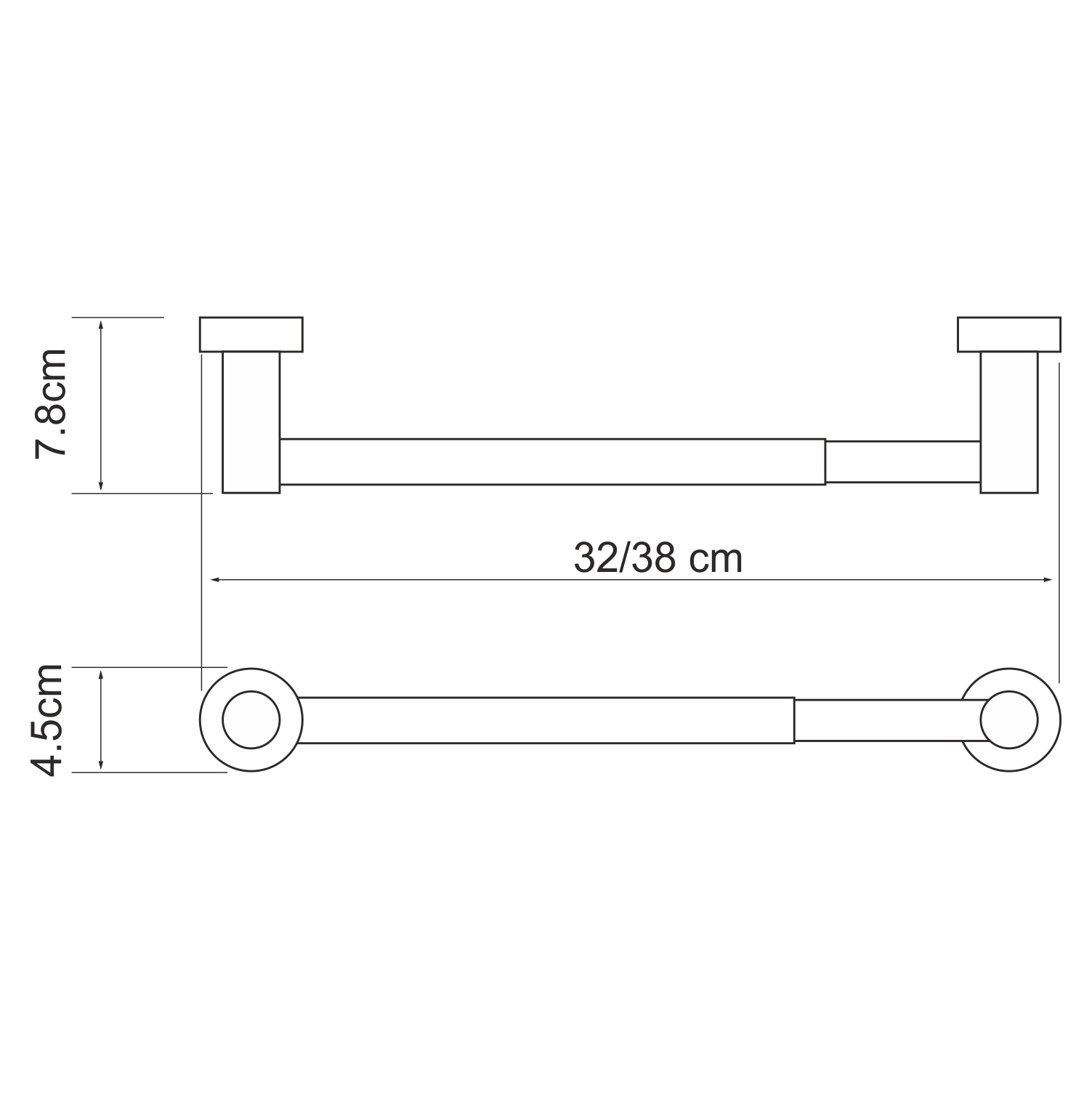 K-9491 Donau (ранее К-9422D) Держатель бумажных полотенец WasserKRAFT Donau K-9400  - Вид №2
