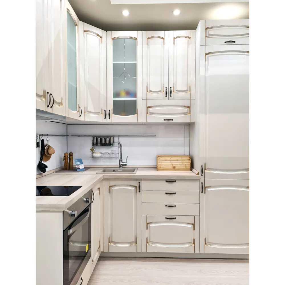 Фасад для кухонного шкафа Петергоф 32.8x102.1 см Delinia ID МДФ цвет бежевый 82010583 STLM-2084939 - Вид №2