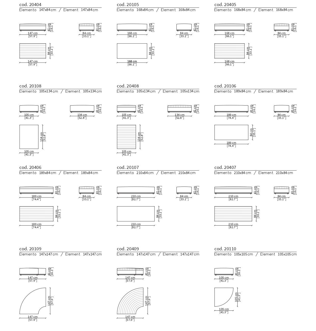 Кожаный модульный диван Frigerio Эдди ARCH-00080524 - Вид №13