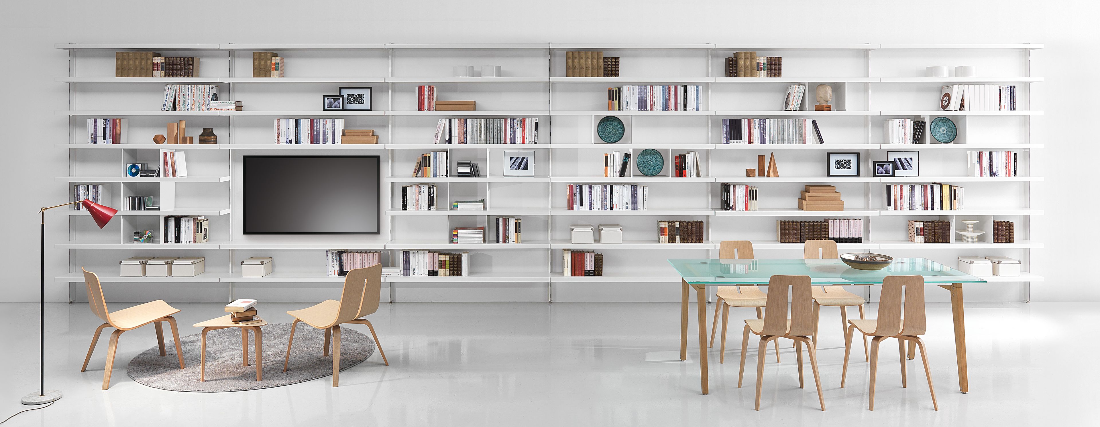 Секционный настенный книжный шкаф Caimi Brevetti ARCH-00062785 - Вид №6