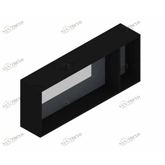 8MP502NE Полка со встроенным зеркалом Kos by Zucchetti furniture