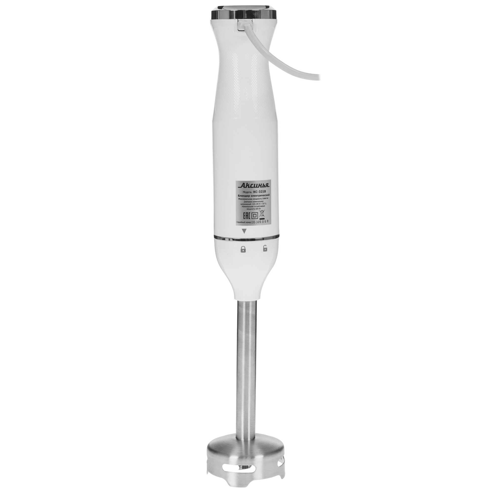 9050511 Блендер погружной Аксинья КС-321В белый STDN-0032737 - Вид №6