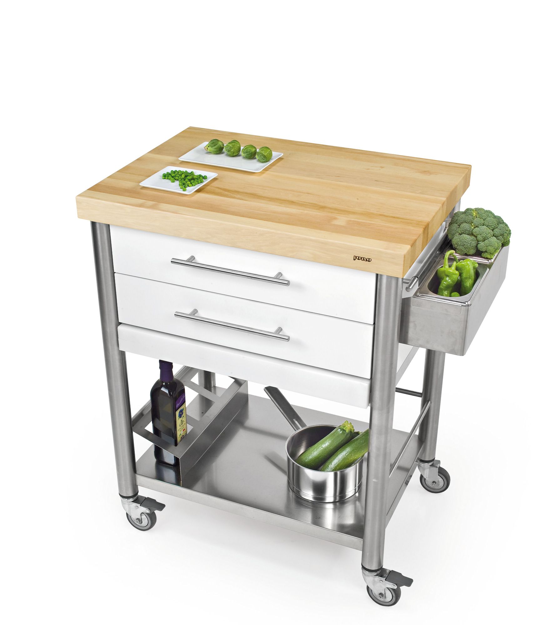 Отдельно стоящий кухонный модуль из нержавеющей стали и дерева JOKODOMUS Auxilium ARCH-00075801 - Вид №3