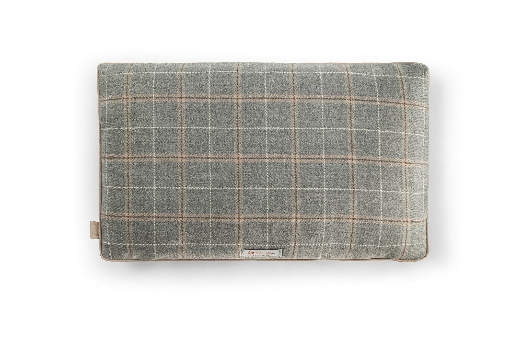 Шерстяная прямоугольная клетчатая подушка Poltrona Frau коллекция-мебель и аксессуары ARCH-00074167 - Вид №1