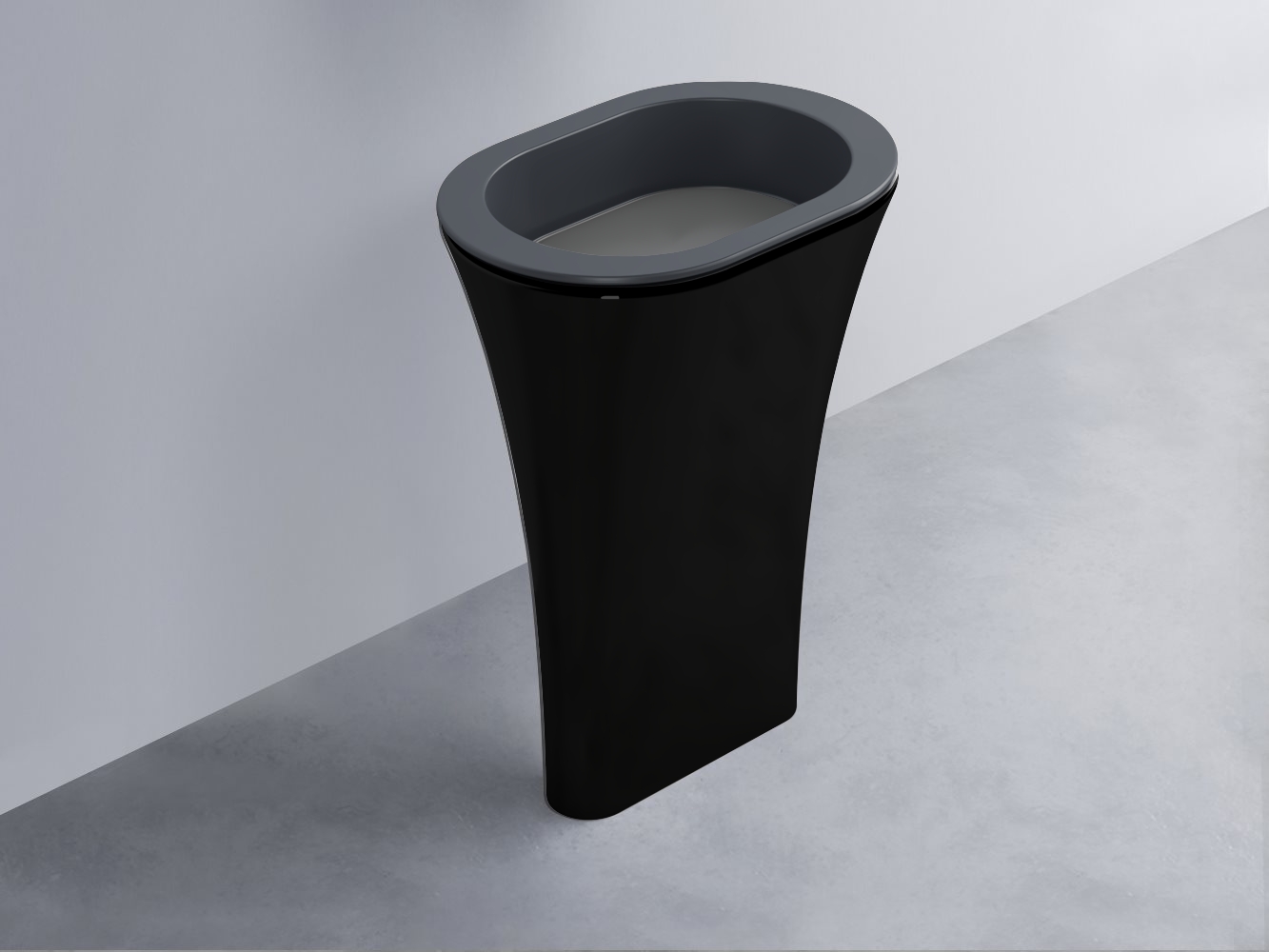 AMLA65-BA+AMPILO-CM+AMCOLO-N Раковина Amedeo Ovale отдельностоящая cielo Enjoy + Amedeo Ceramica Cielo