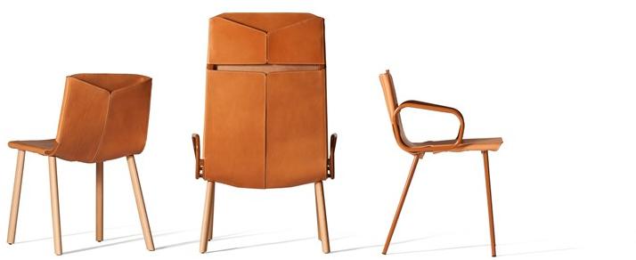 Capdell Кожаное кресло с подлокотниками с высокой спинкой Ply sun-id-1515752 - Вид №4