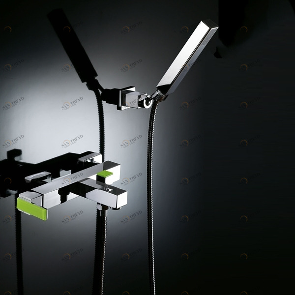 Однорычажный смеситель для ванны/душа 50.012C MAIER KROMATIC KUADRAT 50012C